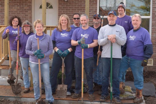 Fed Ex Cares helping with House